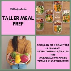 TALLER MEAL PREP