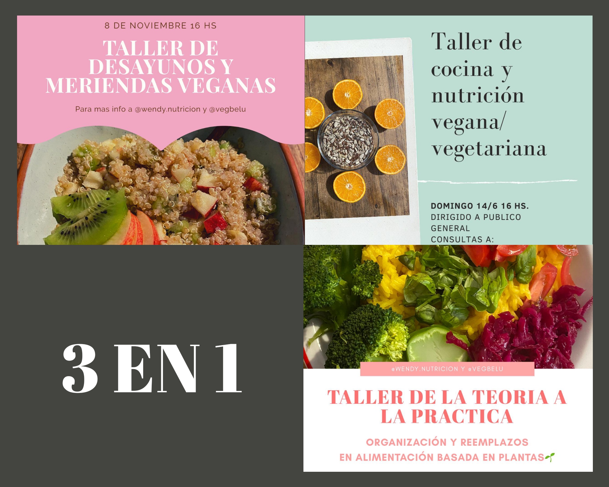 SUPER OFERTA 3 TALLERES!